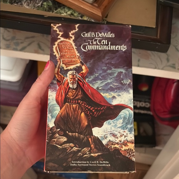 The Ten Commandments VHS Tape
